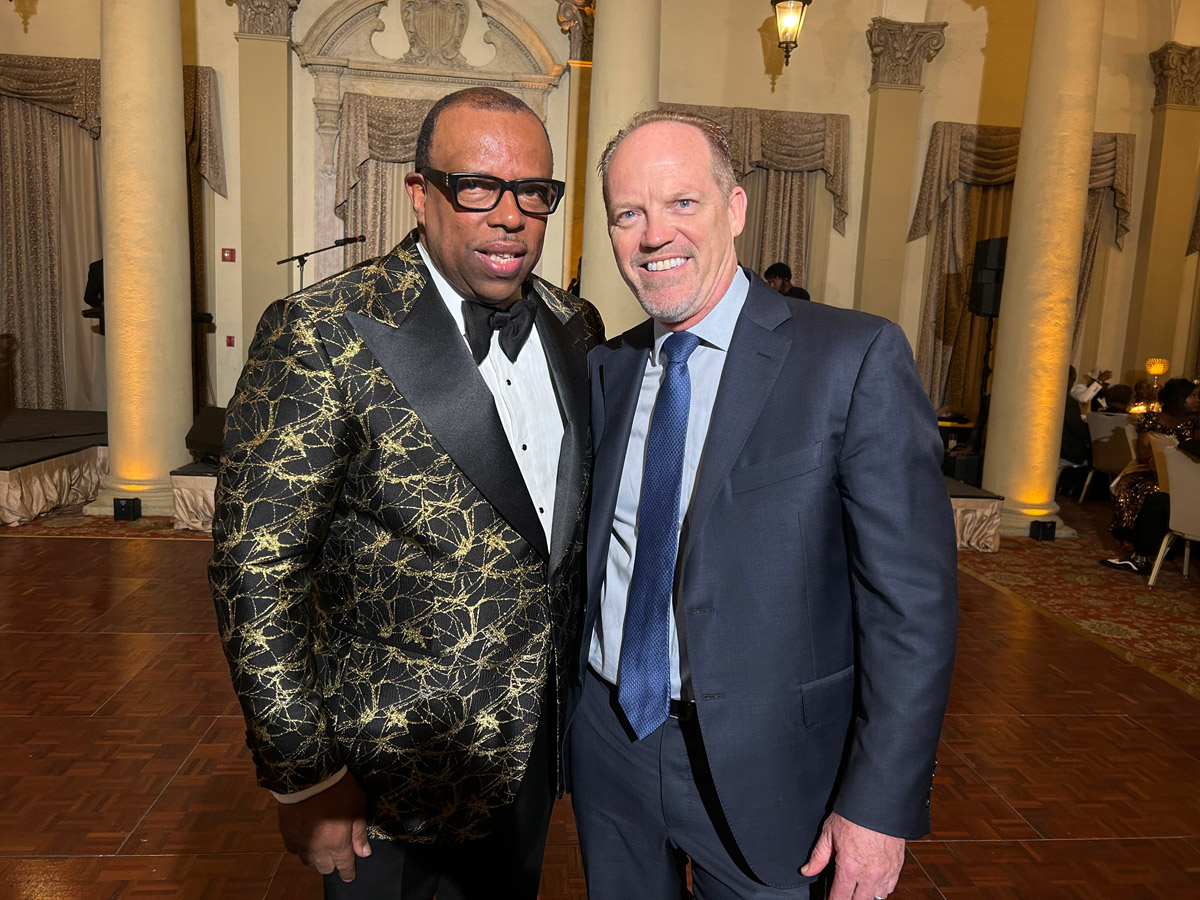 Judge Kevin Hellmann wishes Happy 65th Birthday to Reverend Dr. Carl Johnson, Pastor of the 93rd Street Community Baptist Church.